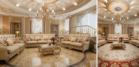 DỊCH VỤ THIẾT KẾ TRẦN THẠCH CAO CỔ ĐIỂN -  TÂN CỔ ĐIỂN UY TÍN QUẬN 7