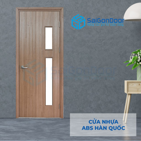 CỬA NHỰA CÓ Ô KÍNH DÙNG CHO VĂN PHÒNG