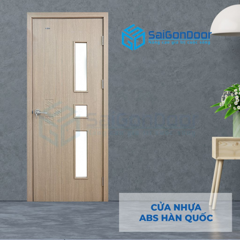 CỬA NHỰA CÓ Ô KÍNH DÙNG CHO VĂN PHÒNG