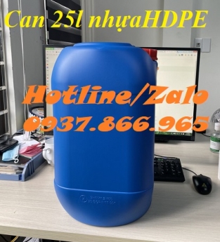 Sản xuất can hóa chất số lượng lớn, can nhựa dùng trong các ngành công nghiệp, can 25l giá rẻ