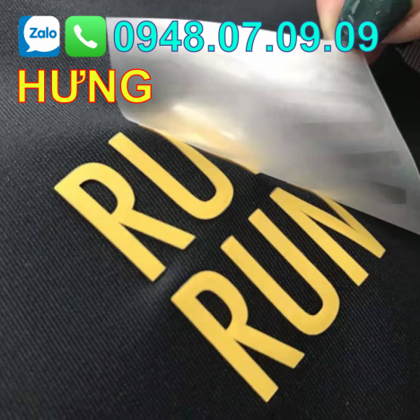 Nhãn ép nhiệt quần áo thể thao, quần áo thời trang (Toàn Quốc)