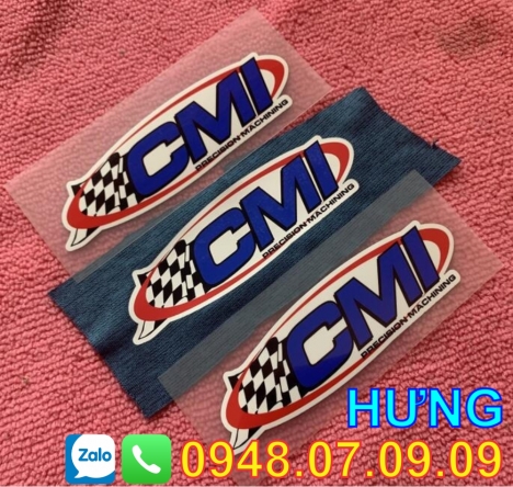 Nhãn ép nhiệt quần áo thể thao, quần áo thời trang (Toàn Quốc)