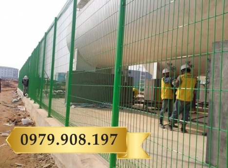 Hàng rào lưới thép chắn sóng, hàng rào sơn tĩnh điện