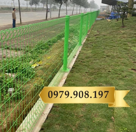 Hàng rào lưới thép chắn sóng, hàng rào sơn tĩnh điện