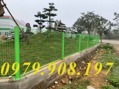 Hàng rào lưới thép chắn sóng, hàng rào sơn tĩnh điện