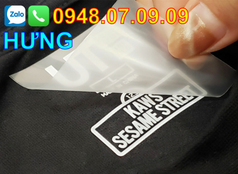 Nhãn ép nhiệt quần áo thể thao, quần áo thời trang (Toàn Quốc)