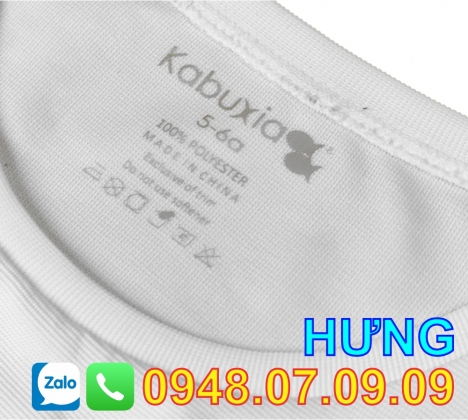 Nhãn ép nhiệt quần áo thể thao, quần áo thời trang (Toàn Quốc)