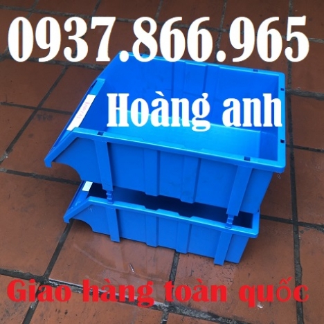 Kệ chứa linh kiện, khay dụng cụ đại, kệ nhựa vát 1 đầu có chân chống tầng