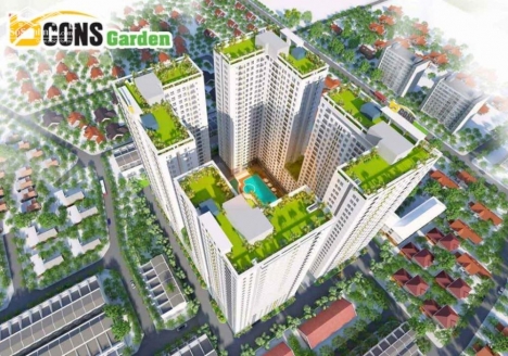 Bán căn hộ 2PN có ban công dự án Bcons Garden đường Phạm Hữu Lầu giá 1.150 tỷ bao hết