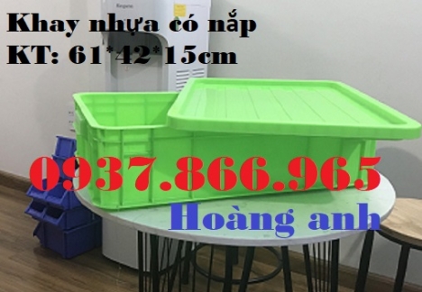 Thùng nhựa công nghiệp, thùng nhựa HS 007, thùng nhựa đặc hình chữ nhật công nghiệp