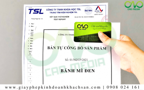 Dịch vụ tự công bố sản phẩm bánh mì đen tại C.A.O Media