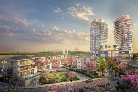 biệt thự phượng hoàng view đồi trên cao vị trí ngắm biển