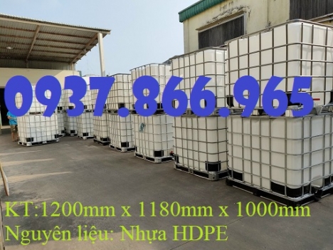 Bồn nhựa màu trắng đã qua sử dụng, tank nhựa cũ, tank nhựa dùng đựng hóa chất