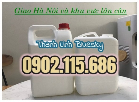Can nhựa đựng hóa chất, can nhựa, can nhựa 5 lít, can nhựa có garenty, can nhựa trắng 5 lít, can nhự