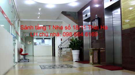Chủ nhà cho thuê 45m2 văn phòng tại phố Thái Hà. Giá rẻ
