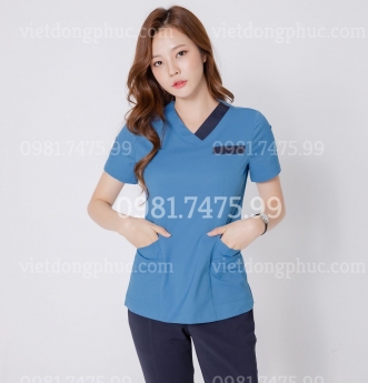 Mẫu  áo y tá nữ đẹp, giá cạnh tranh tại VIỆT ĐỒNG PHỤC