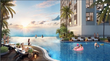 Thu cả vịnh biển trong tầm mắt với tầm nhìn Pnaroma