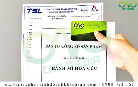 Hướng dẫn công bố chất lượng sản phẩm bánh mì hoa cúc 