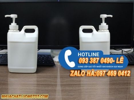 Bán can nhựa 3 lít, can nhựa 3 lít hdpe, can nhựa 3 lít vòi nhấn, can 3 lít vòi ấn giá rẻ nhất HCM