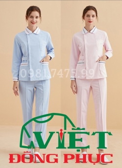 Mẫu  áo y tá nữ đẹp, giá cạnh tranh tại VIỆT ĐỒNG PHỤC