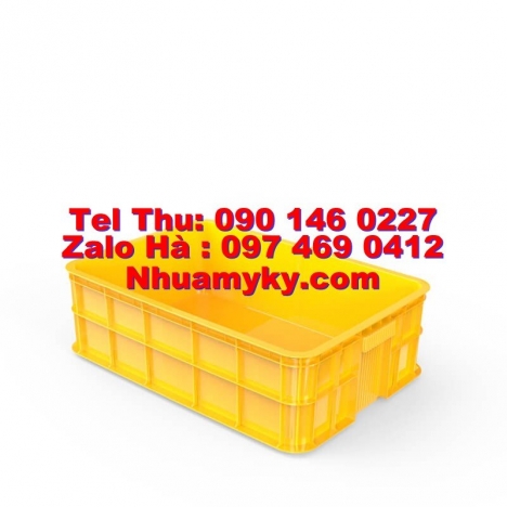 Sóng nhựa hở 1T9 Kích thước 62,6 x 42,4 x 19 cm, Sóng nhựa hở 2T5 Kích thước 62,6 x 42,4 x 25 cm