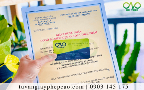 Xin giấy phép an toàn thực phẩm hoành thánh CĂN CỨ vào QUY ĐỊNH nào?