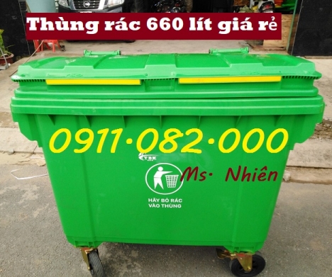 Sỉ lẻ thùng rác tại đồng tháp - thùng rác 120L 240L giá rẻ-lh 0911082000