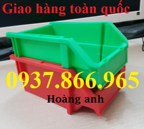 Kệ nhựa vát đầu dùng trong xưởng cơ khí, khay nhựa dùng trong xí nghiệp, khay nhựa