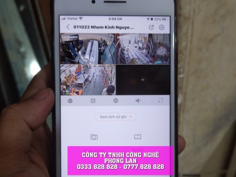 Lắp đặt Camera tại Nhôm Kính Nguyễn Hoàn tại Lộc An Bảo Lâm Lâm Đồng