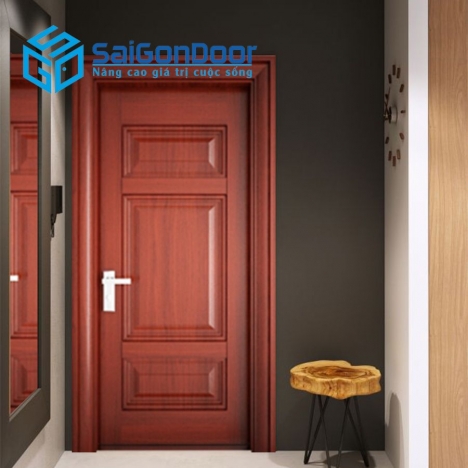 CỬA THÉP VÂN GỖ CHO CỬA CHÍNH