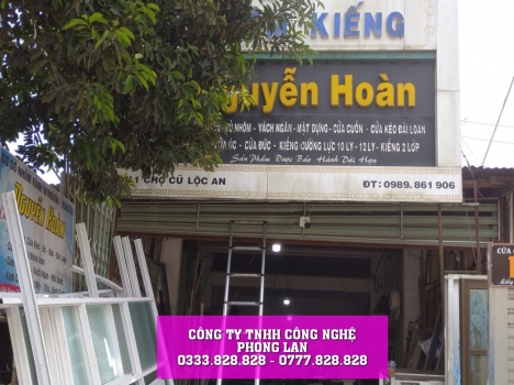 Lắp đặt Camera tại Nhôm Kính Nguyễn Hoàn tại Lộc An Bảo Lâm Lâm Đồng