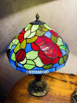 Giao lưu em đèn bàn phòng ngủ xanh dương