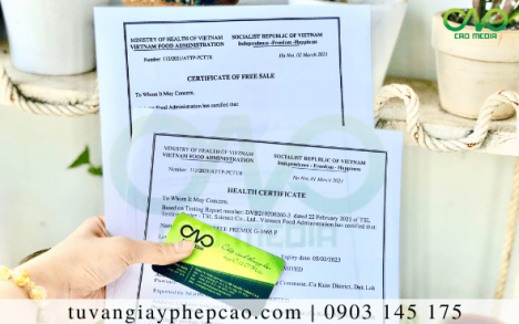 Các loại giấy phép xuất khẩu sản phẩm thịt nghêu đóng hộp