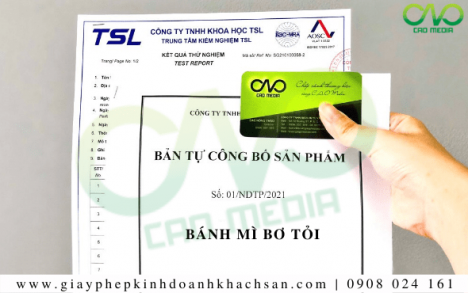 Hướng dẫn công bố chất lượng sản phẩm bánh mì bơ tỏi