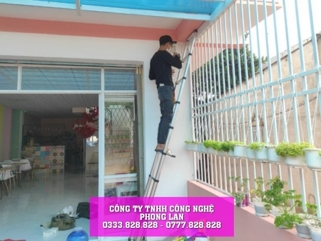 Lắp camera Trà Sữa A Mập tại trung tâm Hòa Bắc Di Linh Lâm Đồng