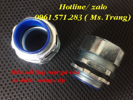 Ống kẽm đàn hồi phi 25 kèm đầu nối vào tủ điện