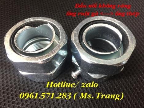 Ống kẽm đàn hồi phi 25 kèm đầu nối vào tủ điện
