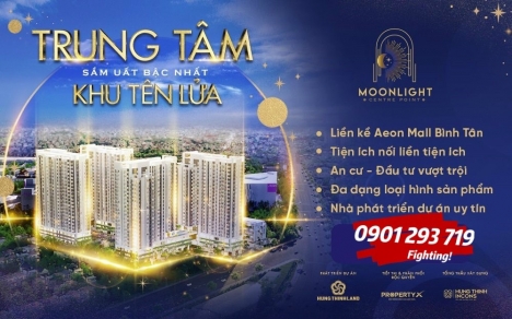 Căn hộ Hưng Thịnh Moonlight Center mặt tiền Tên Lửa, gói căn đẹp Ck 20%