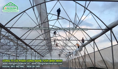 Thiết bị nhà kính, màng nhà kính Politiv Israel, màng nhà kính 5 lớp Israel Politiv