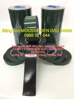 Băng keo mousse xốp đen dầu giá tốt tại xưởng
