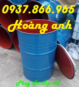 Giá phuy sắt, phuy sắt đựng dầu thải, phuy sắt cũ, phuy sắt đựng hóa chất, phuy sắt đựng sơn