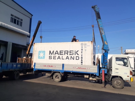 container lạnh máy -18 độ hàng có sẵn