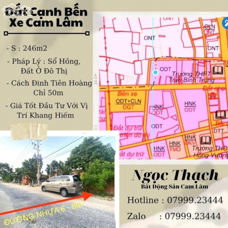 Đất Gần Bến Xe Cam Lâm - Khanh Hoà