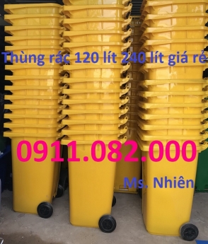 Công ty thùng rác nhựa giá rẻ tại sóc trăng, thùng rác 120 lít 240 lít 660 lít. lh 0911082000
