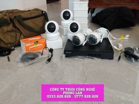 Lắp đặt Camera nhà khách hàng tại Lộc An Bảo Lâm Lâm Đồng