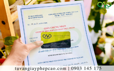 Giấy phép ATTP cơ sở sản xuất xá xíu đóng hộp thực hiện như thế nào?