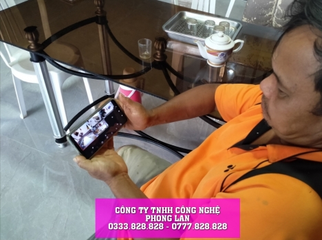 Lắp đặt Camera nhà khách hàng tại Lộc An Bảo Lâm Lâm Đồng