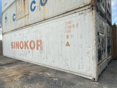 container lạnh hàng có sẵn máy đời mới