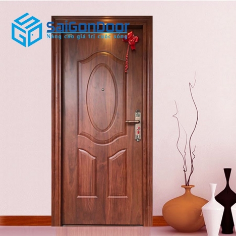CỬA THÉP VÂN GỖ GIÁ RẺ TẠI SAIGONDOOR