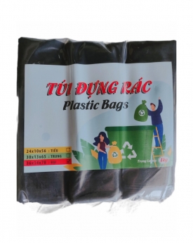 Túi đựng rác lốc 3 cuộn 1kg size tiểu, trung, đại miền tây